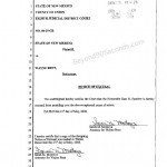 Sanchez "Notice of Excusal"